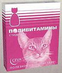 Сева поливитамины д/кошек с таурином 60 таб